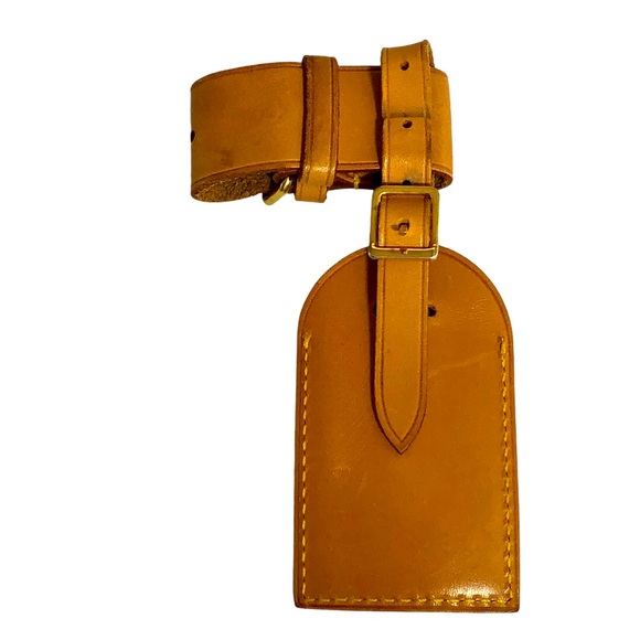 Louis Vuitton Vachetta Leather Luggage Tag Small Pristine condition - Picture 3 of 4